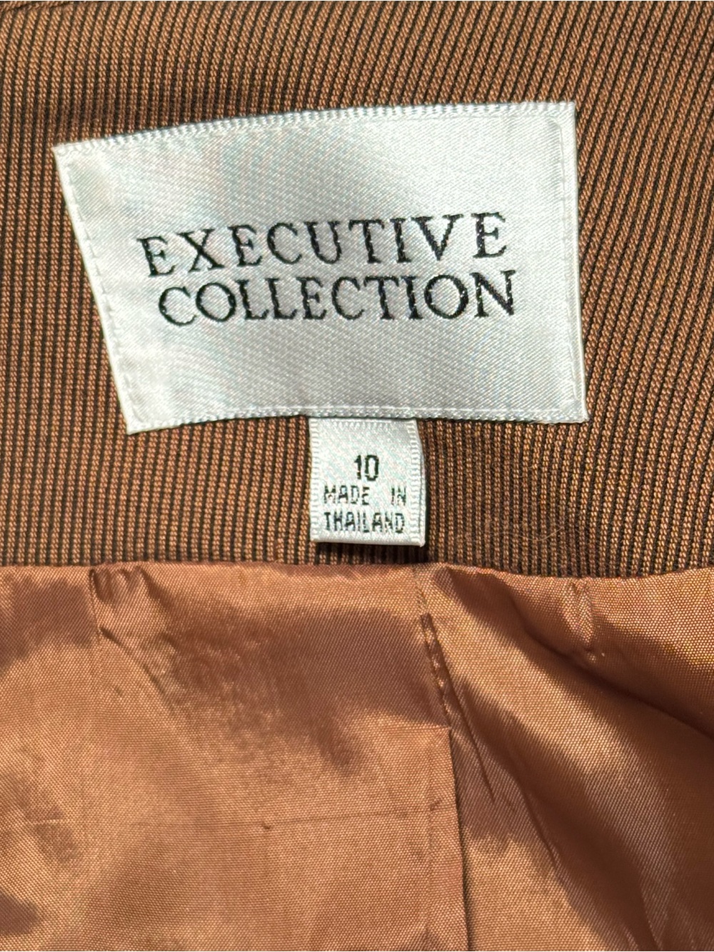 Executive Collection Women's Brown Blazer